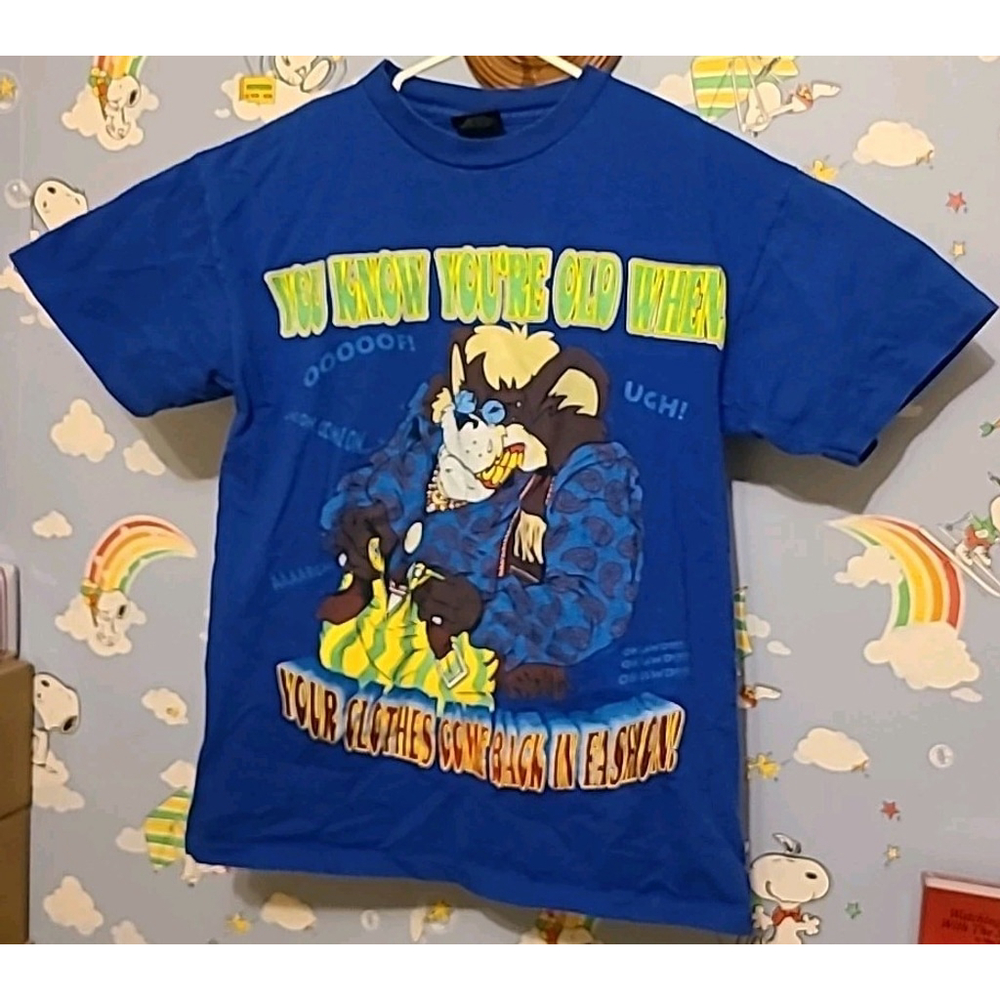 Vintage 90s Humor Art You Know You're Old When Your Clothes Come Back In Fashion